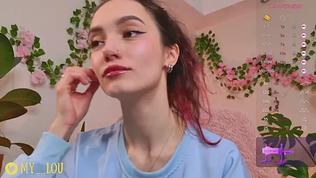 Snapshot of MyLou_ chatting on 02.15.25 MyLou online show from 02.15.25