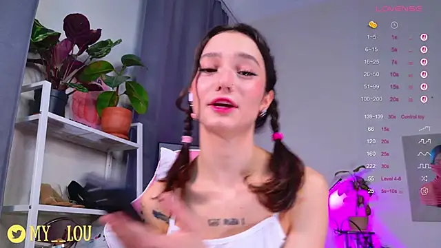 Snapshot of MyLou_ chatting on 10.14.25 MyLou online show from 10.14.25