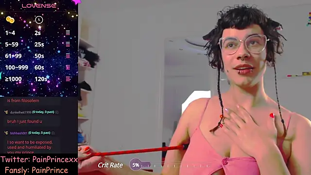 Snapshot of pain_princee chatting on 12.07.24 pain princee online show from 12.07.24