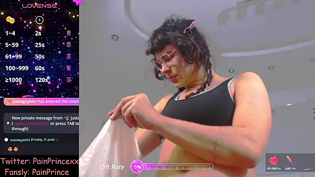 Snapshot of pain_princee chatting on 01.17.25 pain princee online show from 01.17.25