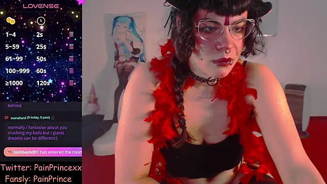 Snapshot of pain_princee chatting on 01.31.25 pain princee online show from 01.31.25