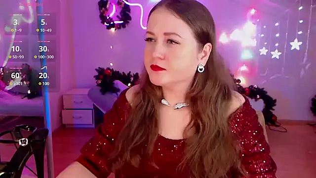 Snapshot of LizzyShine chatting on 12.25.24 LizzyShine online show from 12.25.24