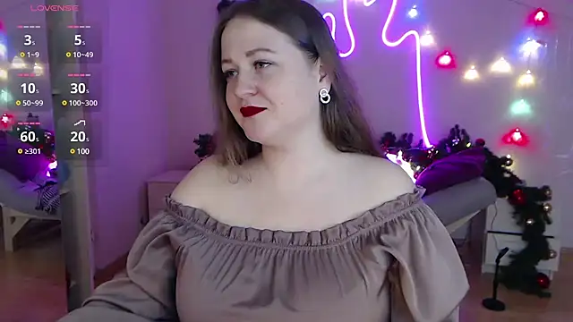 Snapshot of LizzyShine chatting on 01.05.25 LizzyShine online show from 01.05.25