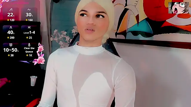 Gabyqueen70 online show from 02.01.25