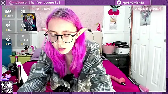 Snapshot of v3n0mb1t3z chatting on 03.20.25 v3n0mb1t3z online show from 03.20.25