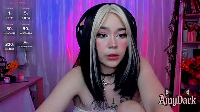 Snapshot of _AmyDark chatting on 11.06.25 AmyDark online show from 11.06.25