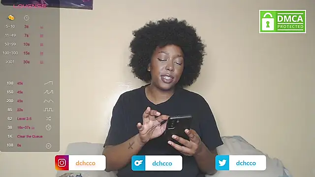 Snapshot of dchcco chatting on 09.29.25 dchcco online show from 09.29.25