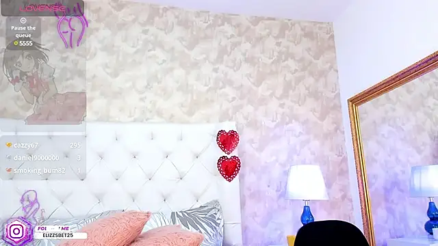 Snapshot of Eliza_Thaylor__ chatting on 03.18.25 Eliza Thaylor online show from 03.18.25