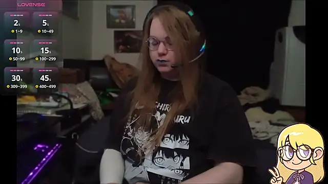 Snapshot of AshThaSissy chatting on 12.03.24 AshThaSissy online show from 12.03.24