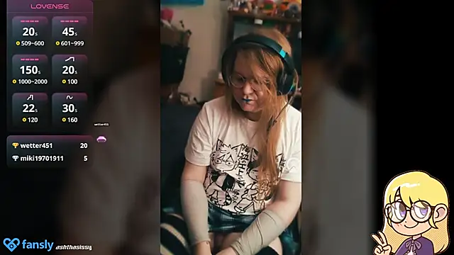 Snapshot of AshThaSissy chatting on 12.19.24 AshThaSissy online show from 12.19.24