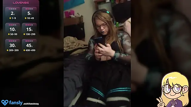 Snapshot of AshThaSissy chatting on 12.26.24 AshThaSissy online show from 12.26.24