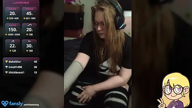 Snapshot of AshThaSissy chatting on 12.27.24 AshThaSissy online show from 12.27.24