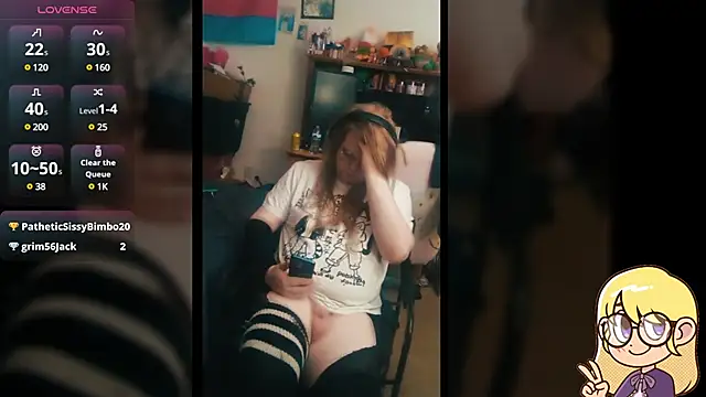 Snapshot of AshThaSissy chatting on 02.08.25 AshThaSissy online show from 02.08.25