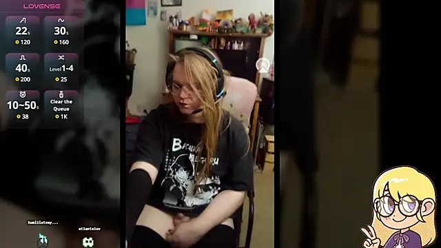 Snapshot of AshThaSissy chatting on 02.27.25 AshThaSissy online show from 02.27.25