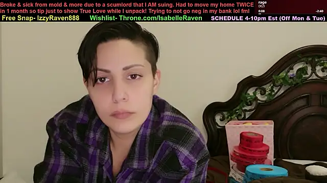 IsabelleRaven online show from 03.10.26