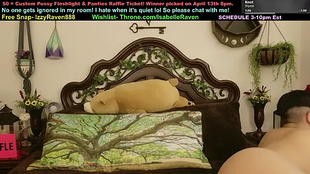 IsabelleRaven online show from 04.07.26