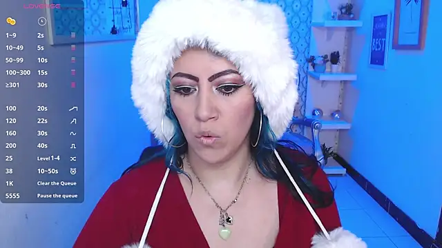 scarleth blue online show from 02.13.25