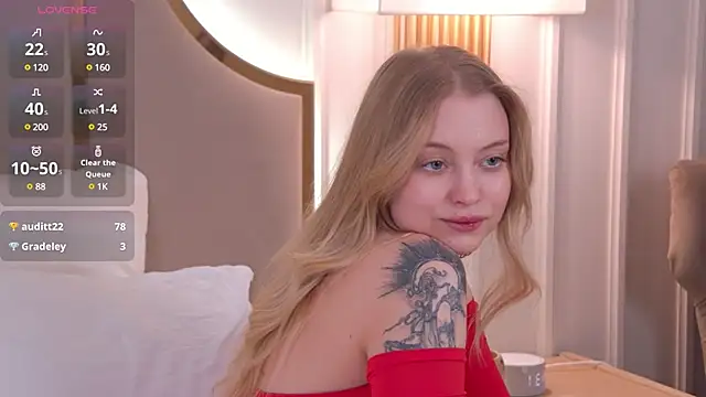 Snapshot of DorisHell chatting on 02.05.25 DorisHell online show from 02.05.25