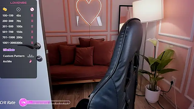 Snapshot of DarkErica chatting on 02.16.25 DarkErica online show from 02.16.25