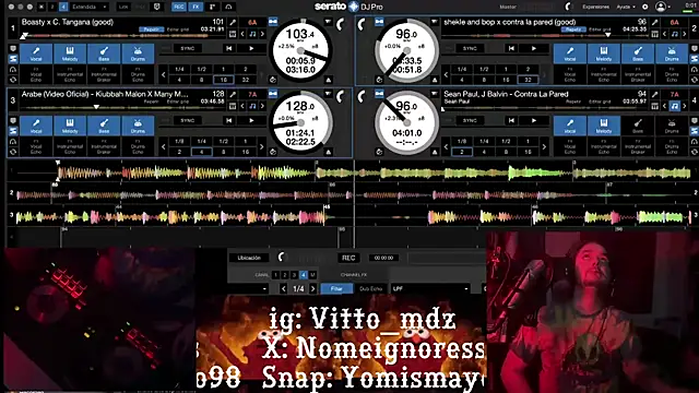 Snapshot of vittote chatting on 02.23.25 vittote online show from 02.23.25