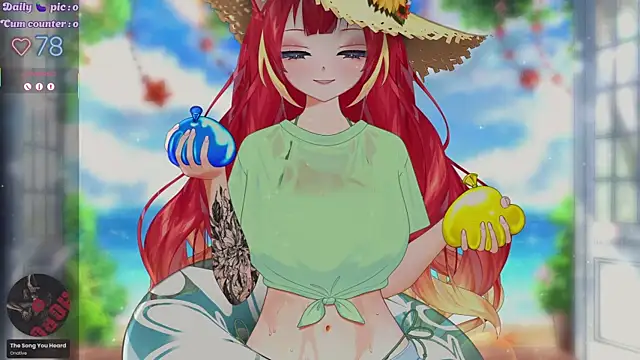 Snapshot of LewdKira_VT chatting on 06.17.26 LewdKira VT online show from 06.17.26