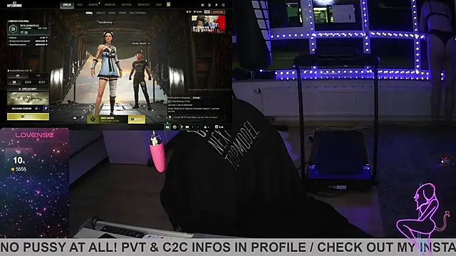 Gamergirl-Linela online show from 03.22.25