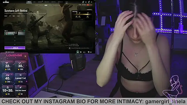 Gamergirl-Linela online show from 09.29.25