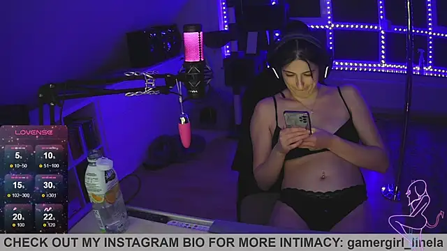 Gamergirl-Linela online show from 10.02.25