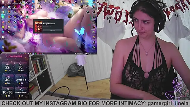 Gamergirl-Linela online show from 10.28.25
