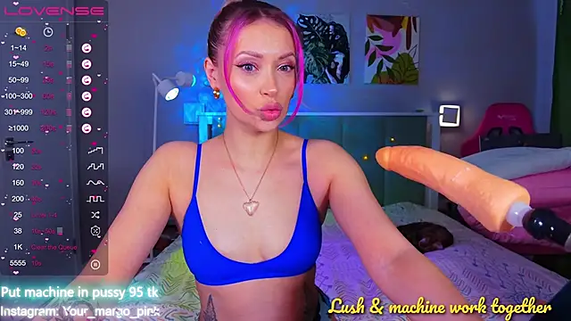 Snapshot of Margony chatting on 03.16.25 Margony online show from 03.16.25