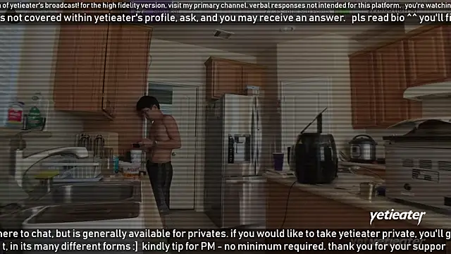 Snapshot of yetieater chatting on 02.08.25 yetieater online show from 02.08.25