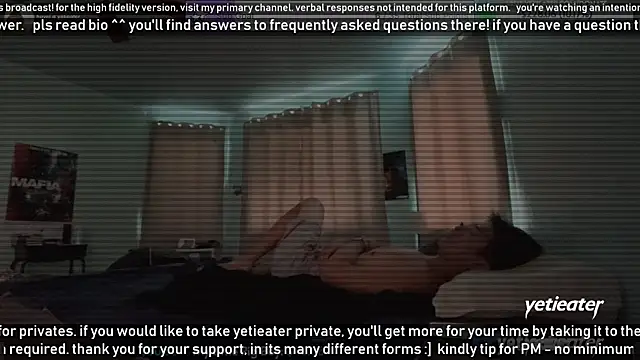 Snapshot of yetieater chatting on 03.19.25 yetieater online show from 03.19.25