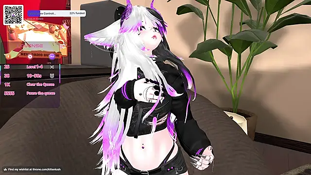 Snapshot of Kitten_Lush chatting on 03.22.25 Kitten Lush online show from 03.22.25