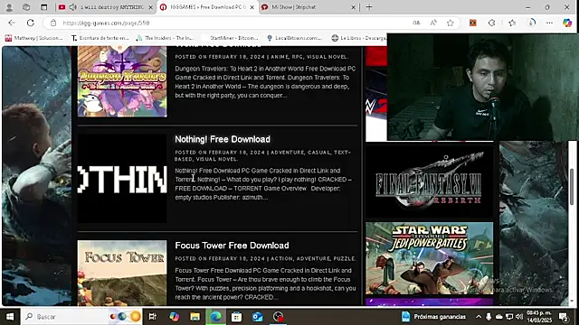 Snapshot of mikigamesH2 chatting on 03.15.25 mikigamesH2 online show from 03.15.25