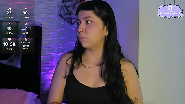 Snapshot of Melody_Black_ chatting on 10.26.25 Melody Black online show from 10.26.25