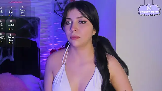 Snapshot of Melody_Black_ chatting on 10.30.25 Melody Black online show from 10.30.25