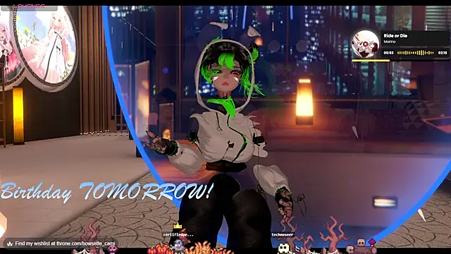 Bowsette Cami online show from 10.24.25