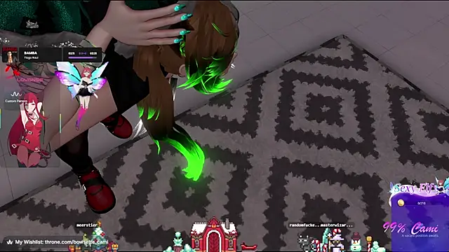 Bowsette Cami online show from 12.15.25