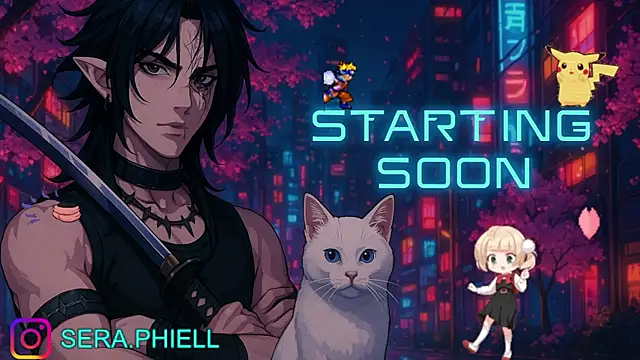 Snapshot of Seraphiell chatting on 12.04.25 Seraphiell online show from 12.04.25