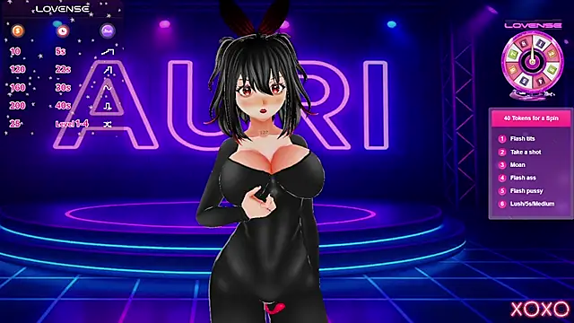 Auri Hikaru online show from 09.12.25