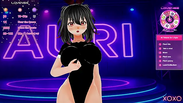 Auri Hikaru online show from 10.30.25