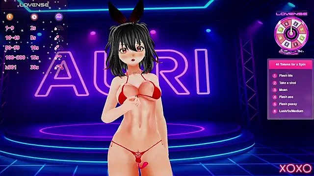 Auri Hikaru online show from 11.27.25