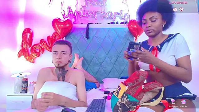 Asha zuri and adam online show from 09.17.25