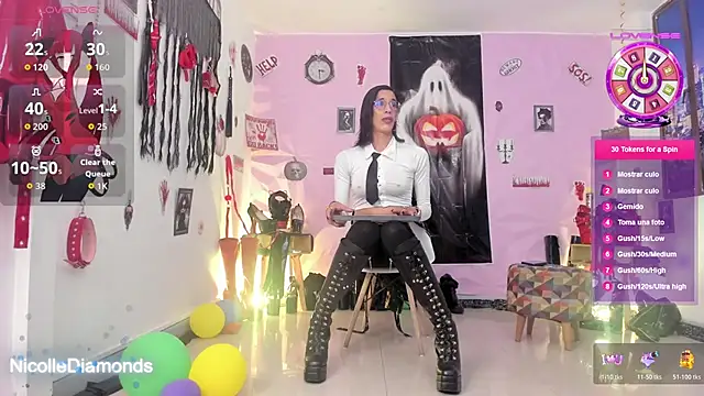 NicolleDiamonds cg online show from 10.27.25