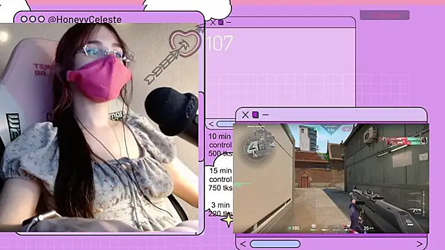 HoneyyCeleste online show from 04.29.26