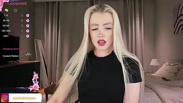 Snapshot of sashaloveyou chatting on 11.14.25 sashaloveyou online show from 11.14.25