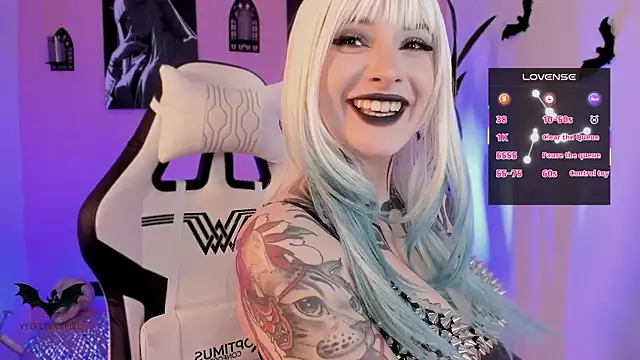 VelvetVampiree online show from 03.28.26