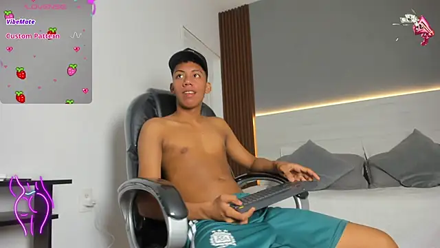 Brunette  boy online show from 11.30.25