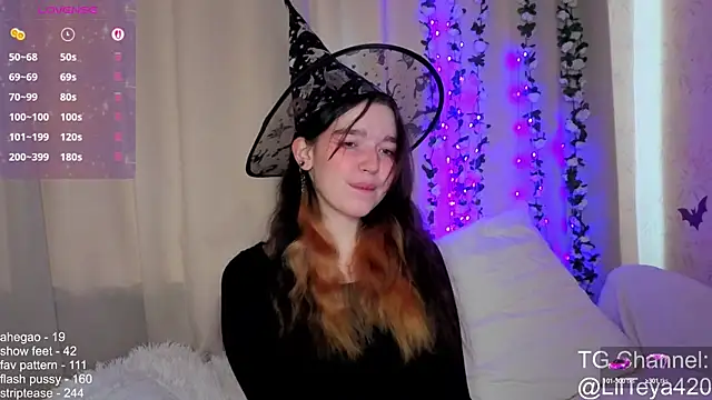 little Teya online show from 10.14.25