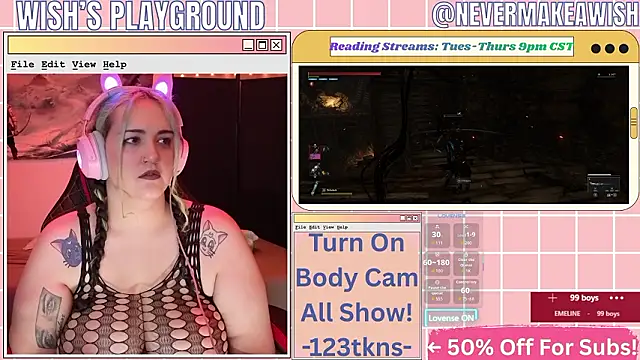 nevermakeawish online show from 03.07.26